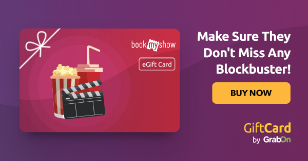 BookMyShow Gift Cards, Gift Voucher Offers Instant Delivery