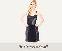 Shop Dresses @ 20% OFF