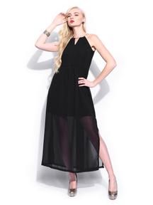 Mast & Harbour Black Maxi Club Dress For Just Rs 849