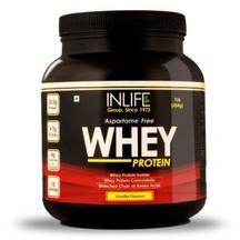 INLIFE Whey Protein Powder Vanilla Flavour Dietary Supplement : Get 20% OFF