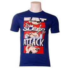 Eat Sleep Attack - Blue Tees