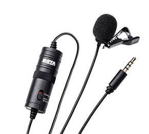 Boya Omnidirectional Lavalier Condenser Microphone with Audio Cable