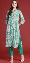 Anouk Floral Kurta With Trousers