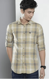 Checked Shirt with Patch Pocket