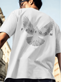 NOBERO Men Oversized Graphic Printed Cotton T-shirt
