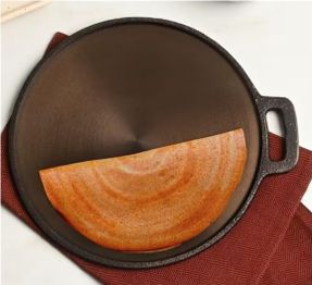 Cast Iron Single Handle Tawa | 30.5 cm