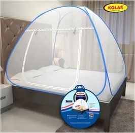 Kolar Polyester 200 cm x 170 cm Mosquito Net (Blue, Tent)