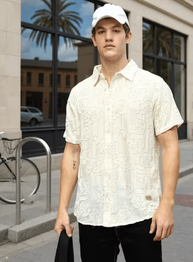 BUDA JEANS CO Men Embroidered Regular Fit Shirt