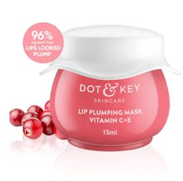 Dot & Key Vitamin C + E Lip Plumping Mask For Soothes Dryness, Pigmentation & Glowing Lips