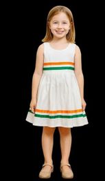 Baby Girls Below Knee Casual Dress