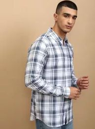 KETCH Man Checks Regular Fit Shirt