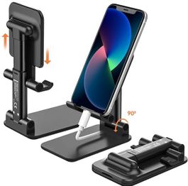 Tukzer Tabletop Fully Foldable Desktop Tablet Mobile Stand Holder