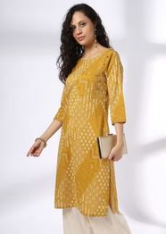AVAASA MIX N' MATCH Women Printed Straight Kurta