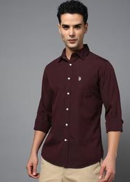 U.S. POLO ASSN. Men Tailored Fit Cotton Shirt
