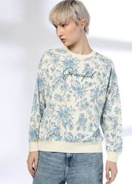 DNMX Women Floral Print Relaxed Fit Sweatshirt