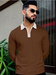 KAJARU Men Polo Collar T-shirt