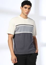 TEAMSPIRIT Men Panelled Ult Hs T-Shirt