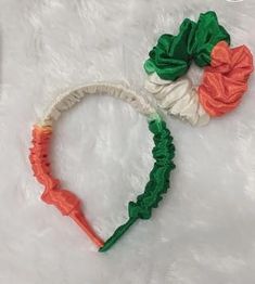 Tricolor Hairband & Scrunchie Combo