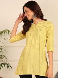 NEW ETHNIC 4 YOU Women Striped Straight Kurta
