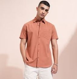 KETCH Men Slim Fit Shirt