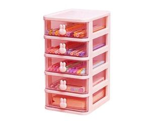 House of Quirk 5 Tier Transparent Cosmetic Jewelry Box