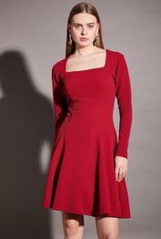 MABISH BY SONAL JAIN Women Square-Neck Fit & Flare Dress