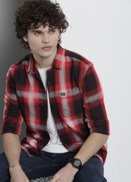 The Indian Garage Co Men Comfort Checked Casual Regular Fit Shirt