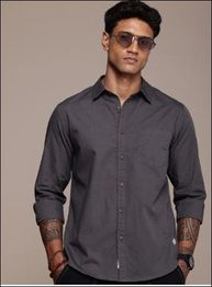 Roadster Men Pure Cotton Casual Shirt