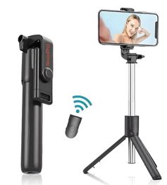 SOOPII 3-in-1 Selfie Stick with Bluetooth Remote, Foldable Tripod Stand