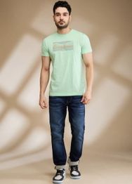 Being Human Men Typography Printed Pockets T-shirt