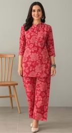 Women Rayon 2-Piece Co-Ord Set