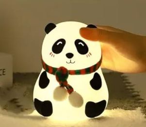 One94Store Rechargeable Silicone Panda Night Light for Kids