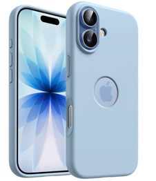 Elzzi Microfiber Logo Cut Cover Compatible for iPhone 17 Case