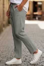 BUDA JEANS CO Men Relaxed Fit Flat-Front Pants