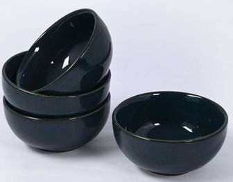 Veg Bowls | Set of 4 | 200 ml | Stoneware Ceramic