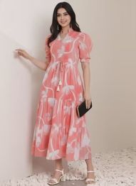 BUDA JEANS CO Women Floral Print Fit & Flare Dress