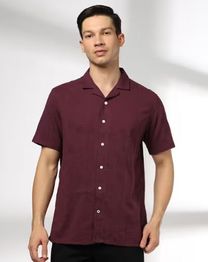 NETPLAY Men Striped Seersucker Slim Fit Shirt