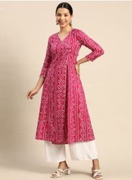anayna Bandhani Printed Kurta