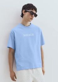 SUPA DUPA Men Typographic Loose Fit T-Shirt