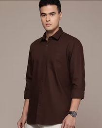 TIGERSNAKE Men Regular Fit Classic Shirt