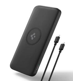 Spigen 2 in1 10000 mAh Wireless Charging Power Bank