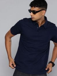 Moda Rapido Men Polo Collar Pockets T-shirt