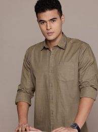 BS BLACK SQUAD Cotton Linen Casual Shirt