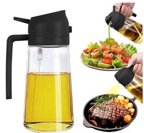 Misamo Enterprise Glass Oil Sprayer and Dispenser Bottle