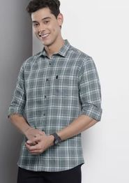 THE INDIAN GARAGE CO Checked Shirt with Patch Pocket