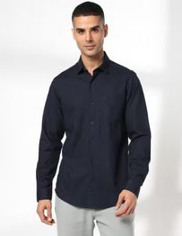JOHN PLAYERS Men Slim Fit Cotton Shirt