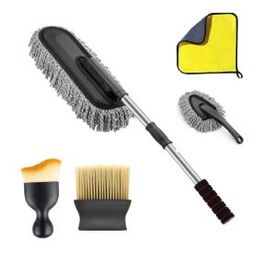 ORJILO 5 PCS Microfiber Car Duster Kit