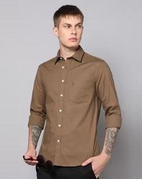U.S. POLO ASSN. Men Cutaway-Collar Tailored Fit Shirt