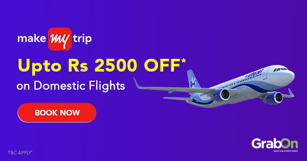 MakeMyTrip Coupons Offers 2500 OFF MMT Code Aug 2022