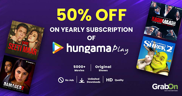 Hungama Coupon Code: 56% OFF Promo Code Offers Jun 2025 Hungama Coupon Code: 56% OFF Promo Code Offers Jun 2025